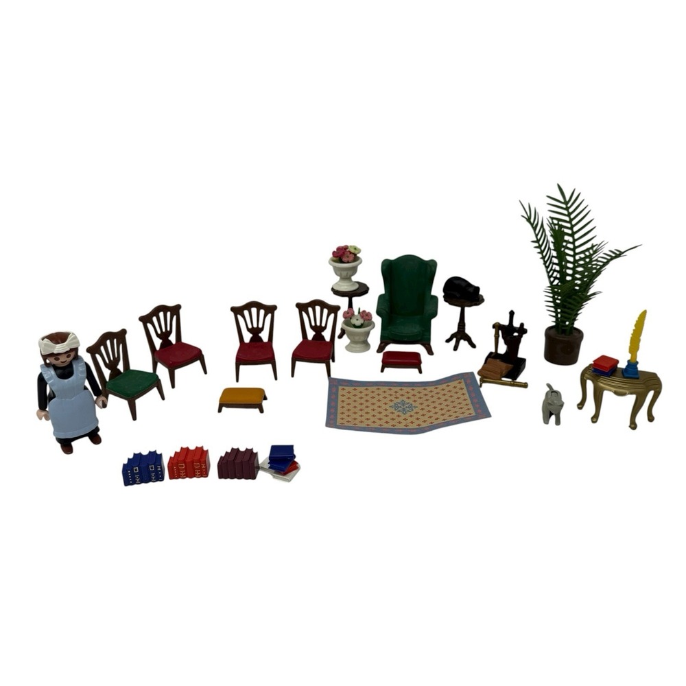 Playmobil Victorian Mansion LIVING ROOM & DINING ROOM Furniture Set Replacements